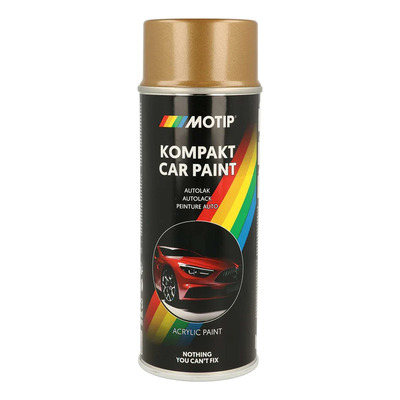 Bombe peinture Motip Kompact acrylique 52345 or métallisé 400ml
