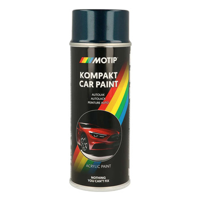 Bombe peinture Motip Kompact acrylique 53729 bleu métallisé 400ml