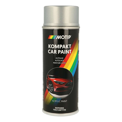 Bombe peinture Motip Kompact acrylique 55064 argent métallisé 400ml