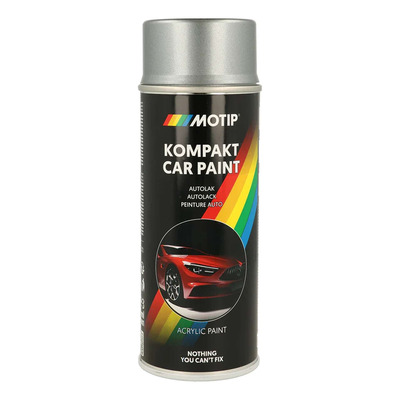 Bombe peinture Motip Kompact acrylique 55295 argent métallisé 400ml