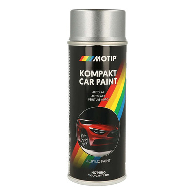 Bombe peinture Motip Kompact acrylique 55298 argent métallisé 400ml