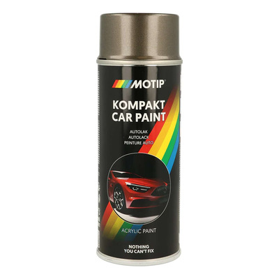 Bombe peinture Motip Kompact acrylique 55527 gris métallisé 400ml