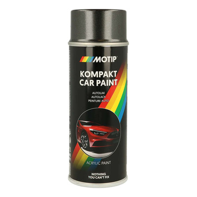 Bombe peinture Motip Kompact acrylique 56850 gris métallisé 400ml