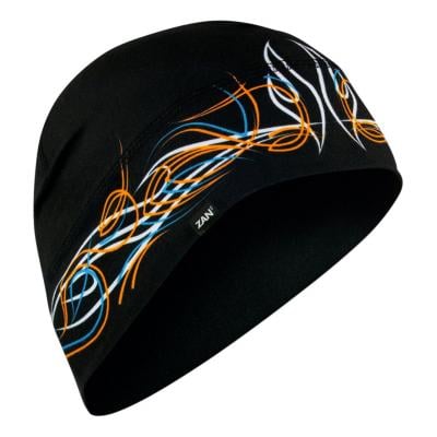 Bonnet Zan Headgear SportFlex Patriot Pinstflame noir/blanc/orange/bleu