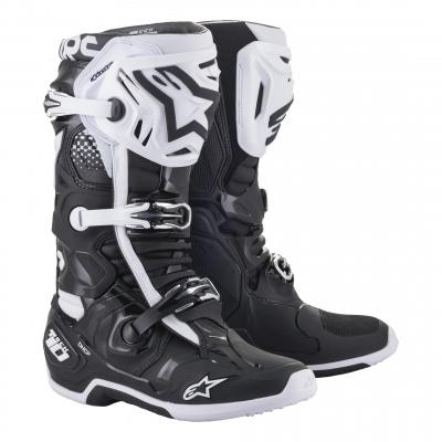 Bottes cross Alpinestars Tech 10 2021 noir/blanc