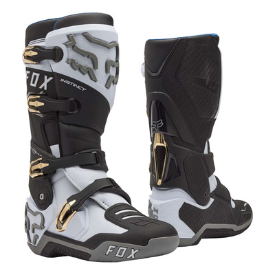 Bottes cross Fox Racing Instinct white/black/grey