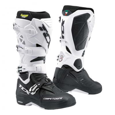 Bottes cross TCX Comp Evo 2 Michelin noir/blanc