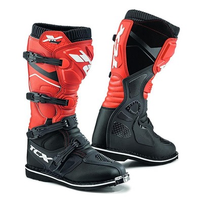 Bottes cross TCX X-Blast noir/rouge