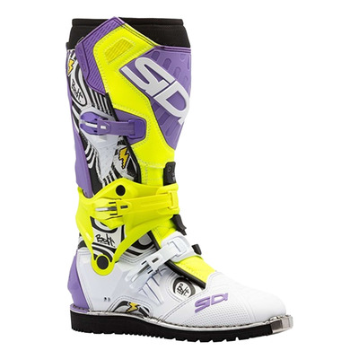 Bottes enduro Sidi Crossair HD blanc/violet