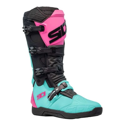Bottes enduro Sidi X Power Enduro WP mint/noir/rose