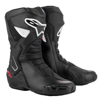 Bottes moto femme Alpinestars Stella SMX-6 V3 black/white/diva pink