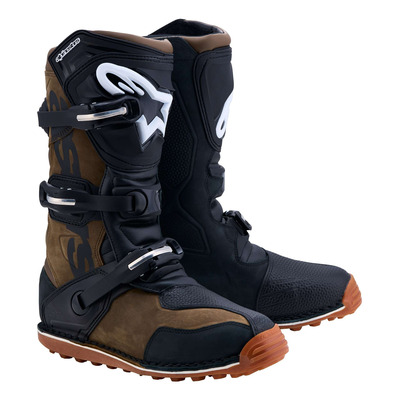 Bottes trial Alpinestars TECH T brown/black/gum