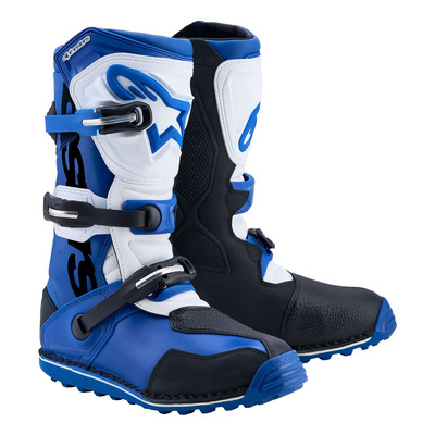 Bottes trial Alpinestars TECH T dark blue/black/white