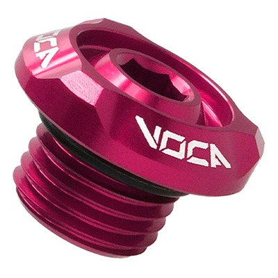 Bouchon d’huile Voca Racing Evo M14x1,5 rose Minarelli horizontal