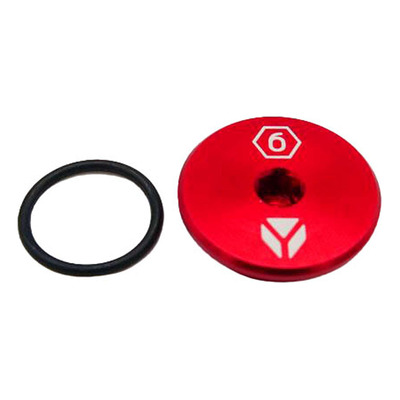 Bouchon de Carter d’Allumage YCF en Aluminium Anodisé Rouge