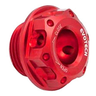 Bouchon de carter d’huile Evotech ØM20 x 1,5 mm rouge