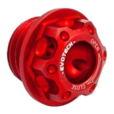 Bouchon de carter d’huile Evotech ØM20 x 2,5 mm rouge