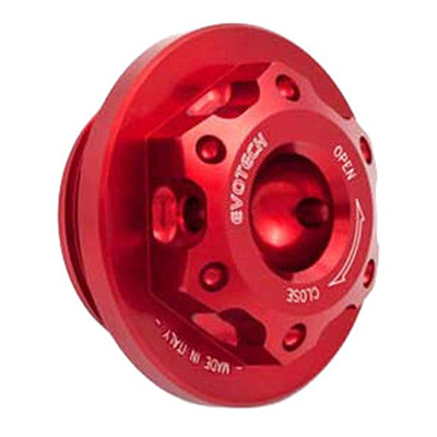 Bouchon de carter d’huile Evotech ØM30 x 2,5 mm rouge