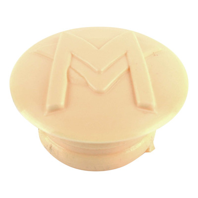 Bouchon de fourche Ø 21 mm crème MBK 51