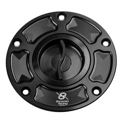 Bouchon de réservoir Bonamici aluminium noir Aprilia RSV4 1000 09-21
