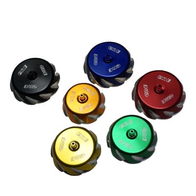 Bouchon de Réservoir BUD RACING Aluminium Anodisé Rouge - Yamaha YZ / YZF et Kawasaki KX