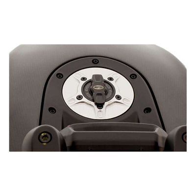 Bouchon de réservoir Evotech 1/5 de tour aluminium alu/noir Ducati Diavel 1200 12-15