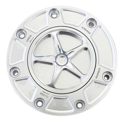 Bouchon de réservoir Evotech aluminium Silver/Silver Honda CBR 600 RR 00-25
