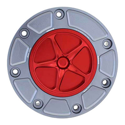 Bouchon de réservoir Evotech aluminium Rouge/Titane Honda CBR 600 RR 00-25