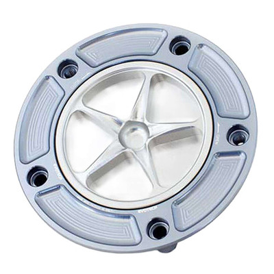 Bouchon de réservoir Evotech aluminium Silver/Titane Suzuki GSX-R 600 04-17