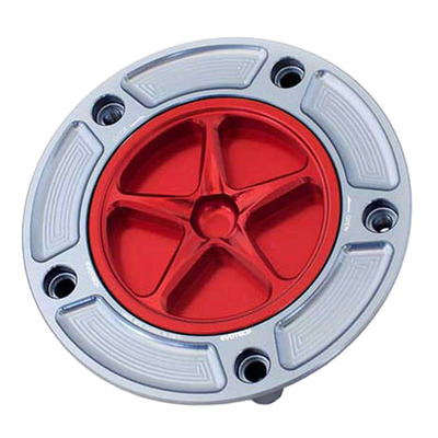 Bouchon de réservoir Evotech aluminium rouge/titane Yamaha YZF-R6 99-19