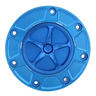 Bouchon de réservoir Evotech aluminium Bleu/Bleu Honda CBR 600 RR 00-25