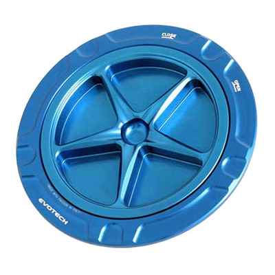 Bouchon de réservoir Evotech aluminium Bleu/Bleu Aprilia RSV4 1100 21-25