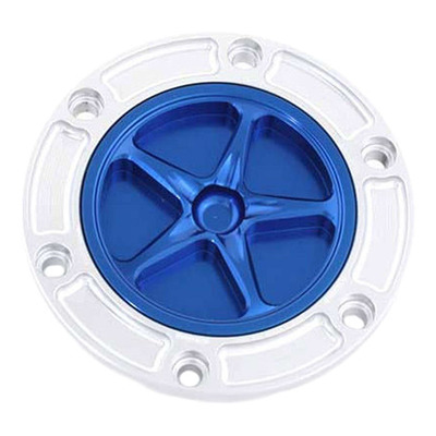 Bouchon de réservoir Evotech aluminium Bleu/Silver Aprilia Tuono 660 21-25