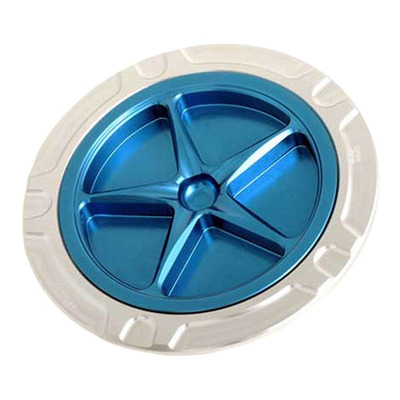 Bouchon de réservoir Evotech aluminium Bleu/Silver Aprilia RSV4 1100 21-25