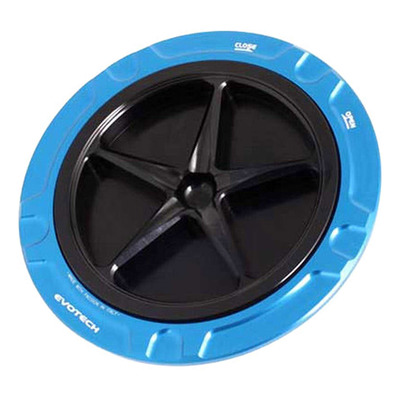 Bouchon de réservoir Evotech aluminium Noir/Bleu Aprilia RSV4 1100 21-25