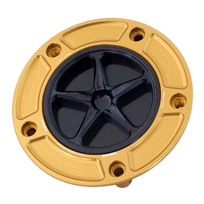 Bouchon de réservoir Evotech aluminium Noir/Or Suzuki GSX-R 600 04-17