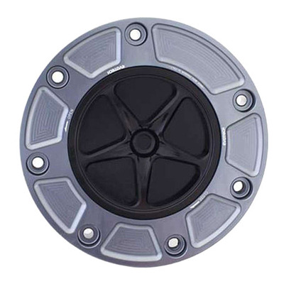 Bouchon de réservoir Evotech aluminium Noir/Titane Honda CBR 600 RR 00-25