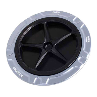 Bouchon de réservoir Evotech aluminium Noir/Titane Aprilia RSV4 1100 21-25