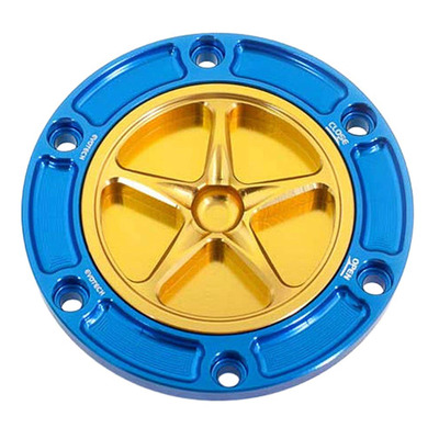 Bouchon de réservoir Evotech aluminium Or/Bleu Aprilia Tuono 660 21-25