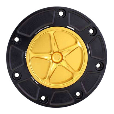 Bouchon de réservoir Evotech aluminium Or/Noir Honda CBR 600 RR 00-25