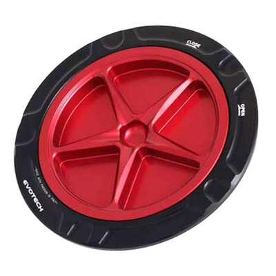 Bouchon de réservoir Evotech aluminium Rouge/Noir Aprilia RSV4 1100 21-25