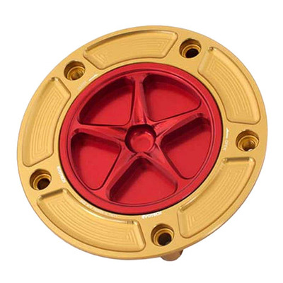 Bouchon de réservoir Evotech aluminium Rouge/Or Suzuki GSX-R 600 04-17