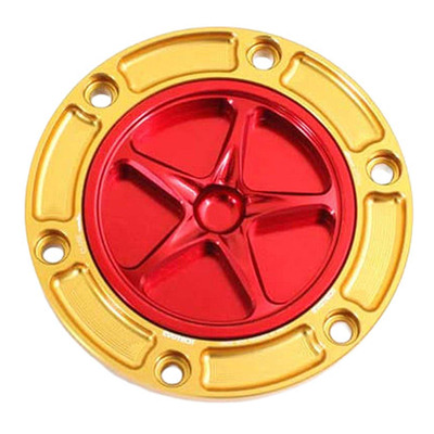 Bouchon de réservoir Evotech aluminium Rouge/Or Aprilia Tuono 660 21-25
