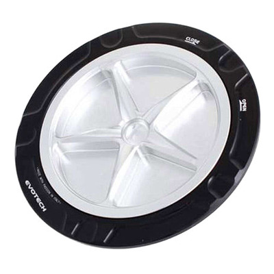 Bouchon de réservoir Evotech aluminium Silver/Noir Aprilia RSV4 1100 21-25