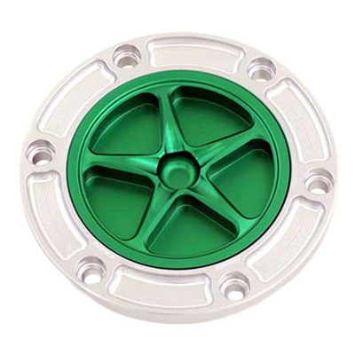 Bouchon de réservoir Evotech aluminium Vert/Silver Aprilia Tuono 660 21-25