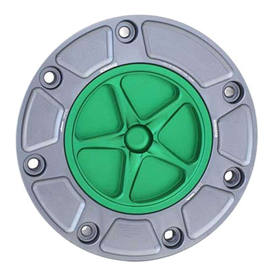 Bouchon de réservoir Evotech aluminium Vert/Titane Honda CBR 600 RR 00-25