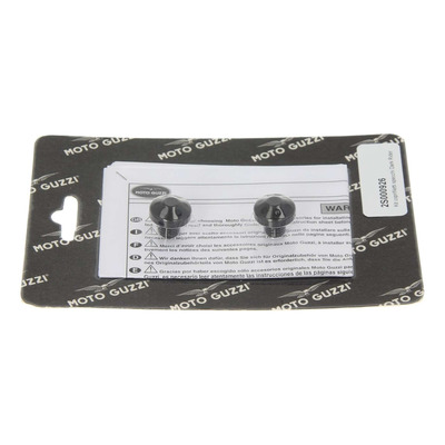 Bouchon de rétroviseur en aluminium noir d'origine 2S000926 Moto Guzzi V7 850 2021-