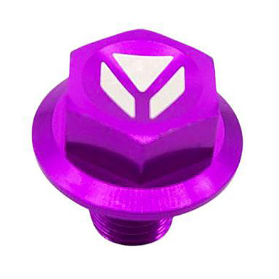 Bouchon de Vidange Aimanté YCF – Aluminium Anodisé Violet