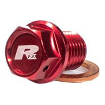 Bouchon de vidange magnétique RFX Pro - Honda CRF-X 250cc - Rouge