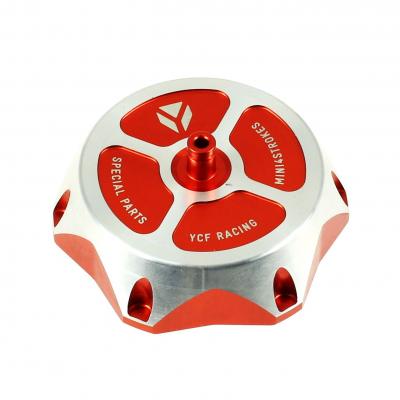 Bouchon de réservoir YCF - Aluminium - Orange